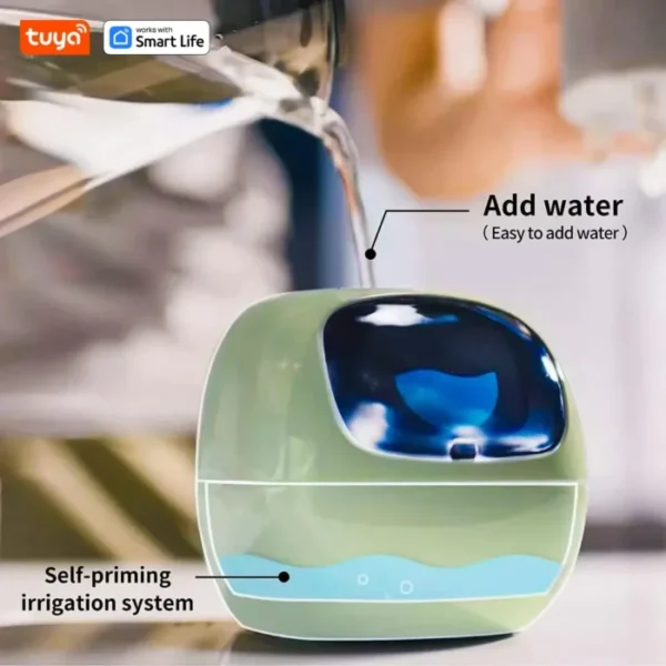 Tuya Ivy Smart Planter,Endless Fun Over 49 Rich Expressions,7 smart sensors,AI Chips Make Raising Plants Easy and Fun 5
