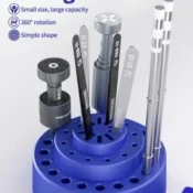 【MECHANIC】 R38 360° Rotatable Multi-functional Repair Tool Storage Rack Multi-hole Slot Storage Classification Storage Box Tool 2