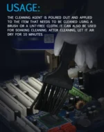 【MECHANIC】 Lead-free Soldering Flux Clean Liquid ,Phone PCB Board Repair Degreasing Oil Cleaning Agent Soldering Stain Remover 4