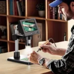 Digital Microscope 4.3" LCD USB Coin Microscope 1000X 1080P Error Coin Magnifier with 8 Adjustable LEDs Microscopio for Repair 6