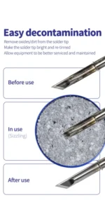 【MECHANIC】 S Series Lead-free Soldering Tip Refresher Welding Flux Cream For Phone Repair Solder Tips  Head Resurrection 3