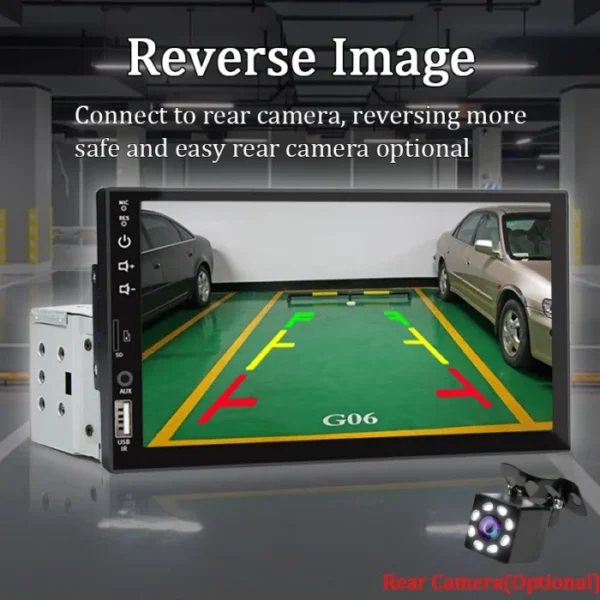 7“ Car Radio 1 Din Carplay Android Auto Multimedia Player HD Touch Screen FM AUX Input Bluetooth MirrorLink Universal Autoradio 4