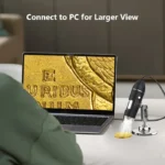 RIEVBCAU 1600X Digital Microscope 3in1 Type C USB Professional Electronic Microscope With 8 LED Endoscope Zoom Camera Magnifier 5