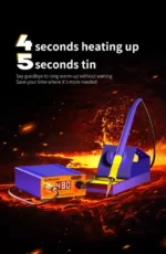 【MECHANIC】 T12 Pro intelligent Digital Display Electric Soldering Iron Adjustable Temp Anti-static Welding Tool fast heating 3