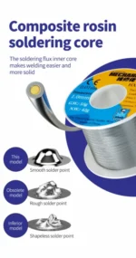 【MECHANIC】 HX-T100 500g Soldering Wire Mild Rosin Core  0.5mm 0.6mm 0.8mm 1mm 1.2mm For iPhone Samsung Repair Tool 6