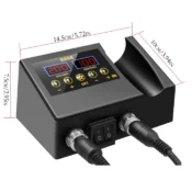 2 In 1 Soldering Station 8898 Digital Display Welding Rework Station Electric Soldering Iron And Hot Air Repair Tools 8858 8586D 5