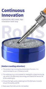 【MECHANIC】 S Series Lead-free Soldering Tip Refresher Welding Flux Cream For Phone Repair Solder Tips  Head Resurrection 5