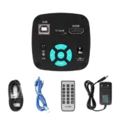 4K Microscope For Electronics 48MP Digital Microscope Camera Optional 1-150x Lens LED Light Foldable Bracket Phone Pcb Soldering 6