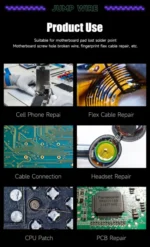 【MECHANIC】  FX-9 FXV009 Motherboard Repair Jumper Wire Fingerprint Welding Point Repair Line 200m For Phone CPU PCB Chip Repair 3