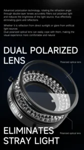 【MECHANIC】 LS720+ LS360 Microscope Ring Light Polarized Ring Lamp Eliminates Reflection for Soldering Repair Stereo Microscopes 4