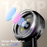 Microscope for Kids Adults 1000X Digital Magnifying Glass with Light USB Handheld Coin Magnifier for Collectors, PCB Repair 6