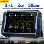 FNIRSI 2C53P Touch Screen Digital Oscilloscope+Multimeter+Signal Generator 3IN1 Dual Channel 50MHZ Automatic Osciloscópio Tools 1