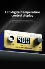 【MECHANIC】 T12 Pro intelligent Digital Display Electric Soldering Iron Adjustable Temp Anti-static Welding Tool fast heating 6