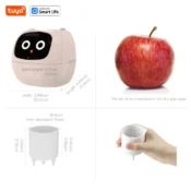 Tuya Ivy Smart Planter,Endless Fun Over 49 Rich Expressions,7 smart sensors,AI Chips Make Raising Plants Easy and Fun 6