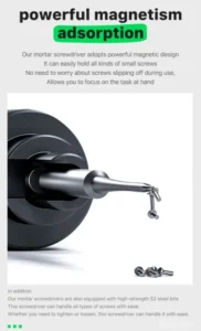 【MECHANIC 】Screwdriver Mortar MAX For iPhone Notebook Watch And Glasses Repair With Magnetic Screwdriver Set Cross Y-type Torx 3