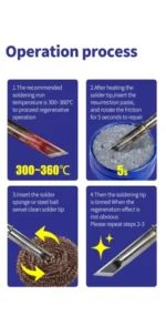 【MECHANIC】 S Series Lead-free Soldering Tip Refresher Welding Flux Cream For Phone Repair Solder Tips  Head Resurrection 4
