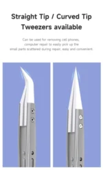 【MECHANIC】Flying Wire Ceramic Tweezers SM-11 Straight Tip SM-17 Curved Anti Static High Precision Interchangeable Head Tweezer 5