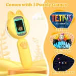 Magnifying Glass for Kids 100X Handheld Microscope with 2" LCD Scrren Kids Magnifer with 8 LEDs,Christmas Birthday Gifts for Kid 5