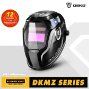 DEKO Skull Solar Auto Darkening Adjustable Range 4/9-13 MIG MMA Electric Welding Mask Helmet Welding Lens for Welding Machine 1