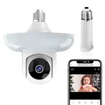 E27 4MP Light PTZ Tuya Camera WIFI CCTV Security IP 10X zoom HD Camera Ai Humanoid Filter Push Color Night Vision Surveillance 1