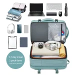 Travel Backpack For Men Expanded 39L hiking Business Laptop Backpack For Women USB charging 17 inch waterproof school Backpack 6