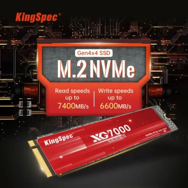 KingSpec SSD M2 NVMe 512g 1TB 2TB 4TB Ssd M.2 2280 PCIe 4.0 SD Nmve Gen4 Hard Disk Drives Internal NVMe Drive for PS5 3