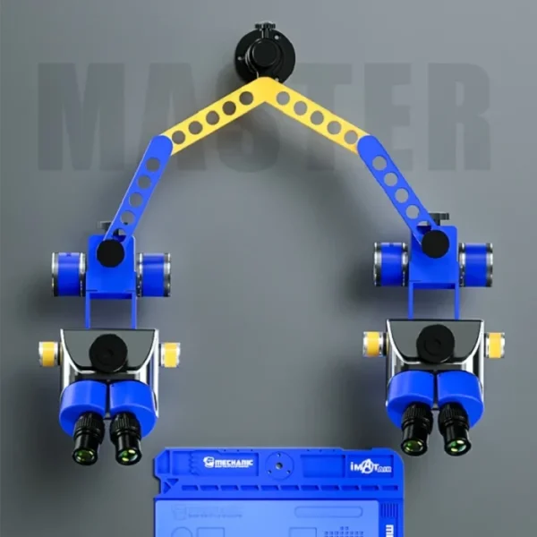 MECHANIC M2/M3 Microscope Swing Arm Universal Metal Bracket Aluminum Alloy Telescopic Folded Column 360° Rotate Free Lift Holder 3