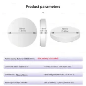 Ewelink Zigbee Smart Push Button Wireless Switch Include Battery Remote Control Automation Scenario Switch work with Zigbee2MQTT 2