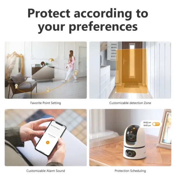 IMOU Ranger Dual PTZ WiFi Camera Dual Lens Home Indoor CCTV Surveillance Camera Auto Tracking Security Protection Baby Monitor 6