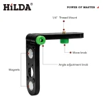 HILDA Mini Laser Level Wall Bracket Adjustable 180° For 1/4 1