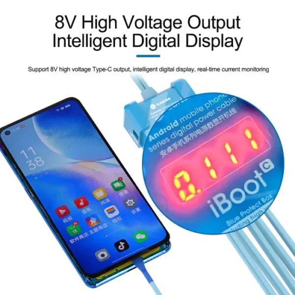 SUNSHINE iBoot C Android Mobile Phone Series Digital Power Cable 8V High Voltage Boot Suitable for various Android Phone Models 3