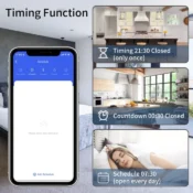 Tuya WiFi Smart Light Switch 16A 433MHz Wireless Remote Control  Relay Controller Voice Control Works With Alexa Google Home 5