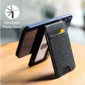 Magsafe wallet card holder with find my wallet tracker iphone 15 16 pro magsafe phone stand for iphone 13 14 pro wallet locator 5