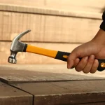 DEKO DKMT128/DKMT196 Home DIY Tool Set Auto Repair Combination Package Hand Tool Kit with Plastic Tool box, Screwdriver, Hammer 6