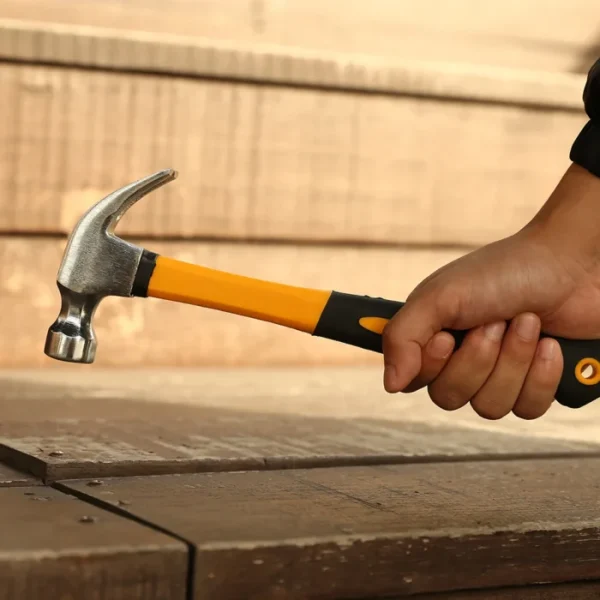 DEKO DKMT128/DKMT196 Home DIY Tool Set Auto Repair Combination Package Hand Tool Kit with Plastic Tool box, Screwdriver, Hammer 6