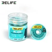 RELIFE RL-20B Solder Wick Braid With Flux No-Clean Electronic, Desoldering Wick Braid Remover.Tin Sucker Cable For PCB BGA SMT 5