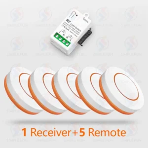 433Mhz Wireless Smart Light Switch AC 110V 220V 230V 10A Mini RF Relay Receiver Mini Transmitter for Remote Control Lamp LED Fan 10