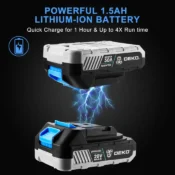 DEKO 20V Brushless Cordless Drill Combo Kit Mini Electric Screwdriver 2 Speed Power Tools for Woodworking 5