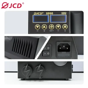JCD 8898 Soldering Station 750W 2 in 1 Soldering Iron Hot Air Gun Rework Welding Station For Phone BGA SMD Welding Repair Tools 5