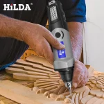 HILDA Electric Drill Rotary Tool Electric Tools Variable Speed 400W Mini Drill 6 position Rotary Tools mini grinding machine 5