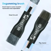 MECHANIC Motherboard Cleaning Brush Dust Cleaning with Replacement Head Cellphone Chip Tin Glue Removal Bristle/Steel Brush tool 3