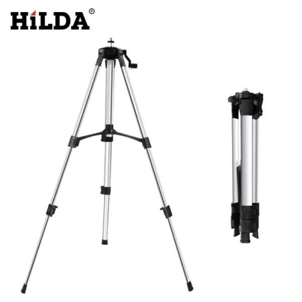 HILDA Laser Level Tripod Adjustable Height Thicken Aluminum Tripod Stand For Self leveling 1.2/1.5m 5