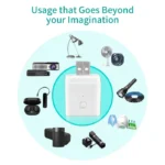 Tuya WIFI smart Micro USB Adaptor Switch 5V Power Adaptor Plug Works with smart Life Alexa Google Home Voice Timing Control 3