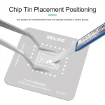 RELIFE ST-20 Precision Tweezers Curved Tips Chip Tin Placement Positioning for Mobile Phone Circuit Board Repair Tools 3