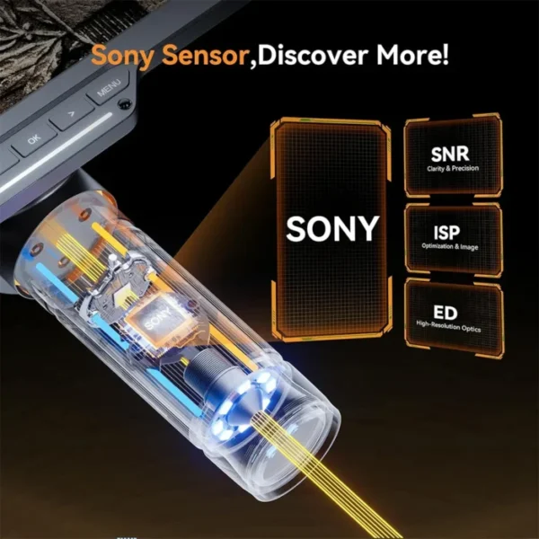 Elikliv EDM202 Flex Digital Microscope with Flex Arm 2000X 10.1"HDMI Soldering Electronics Microscope for PCB Inspection Repair 2