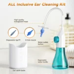 Ear Wax Removal Manual Ear Irrigation Flushing System EarWax Clean Tool Safe and Effective Ear Water Cleaner Kit Ear Cleaner 5