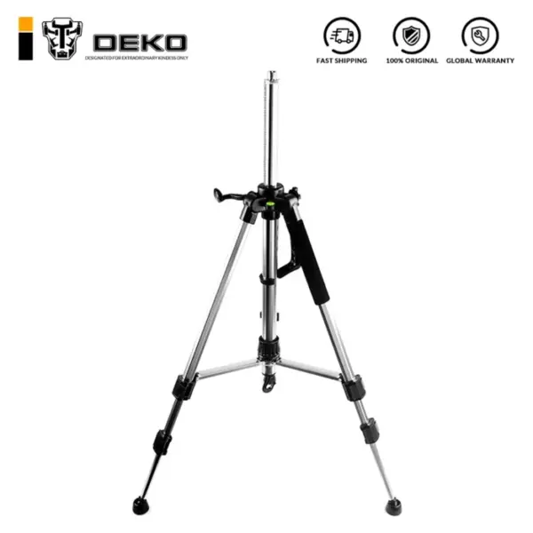 DEKO 120cm Laser Level Tripod Nivel Laser Tripod Professional Carbon Tripod for Laser Level Aluminum Adjustable Tripod Tools 1