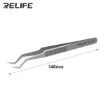 RELIFE ST-20 Precision Tweezers Curved Tips Chip Tin Placement Positioning for Mobile Phone Circuit Board Repair Tools 2