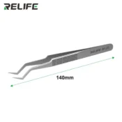 RELIFE ST-20 Precision Tweezers Curved Tips Chip Tin Placement Positioning for Mobile Phone Circuit Board Repair Tools 2