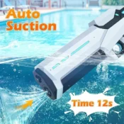 Electric Water Guns For Adults Powerful Squirt Automatic Water Suction Water Blasters Summer Outdoor Beach Toy For boys Kid Gift 3